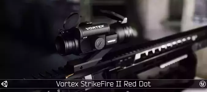 Vortex StrikeFire II - Game Ready Low-poly 3D model