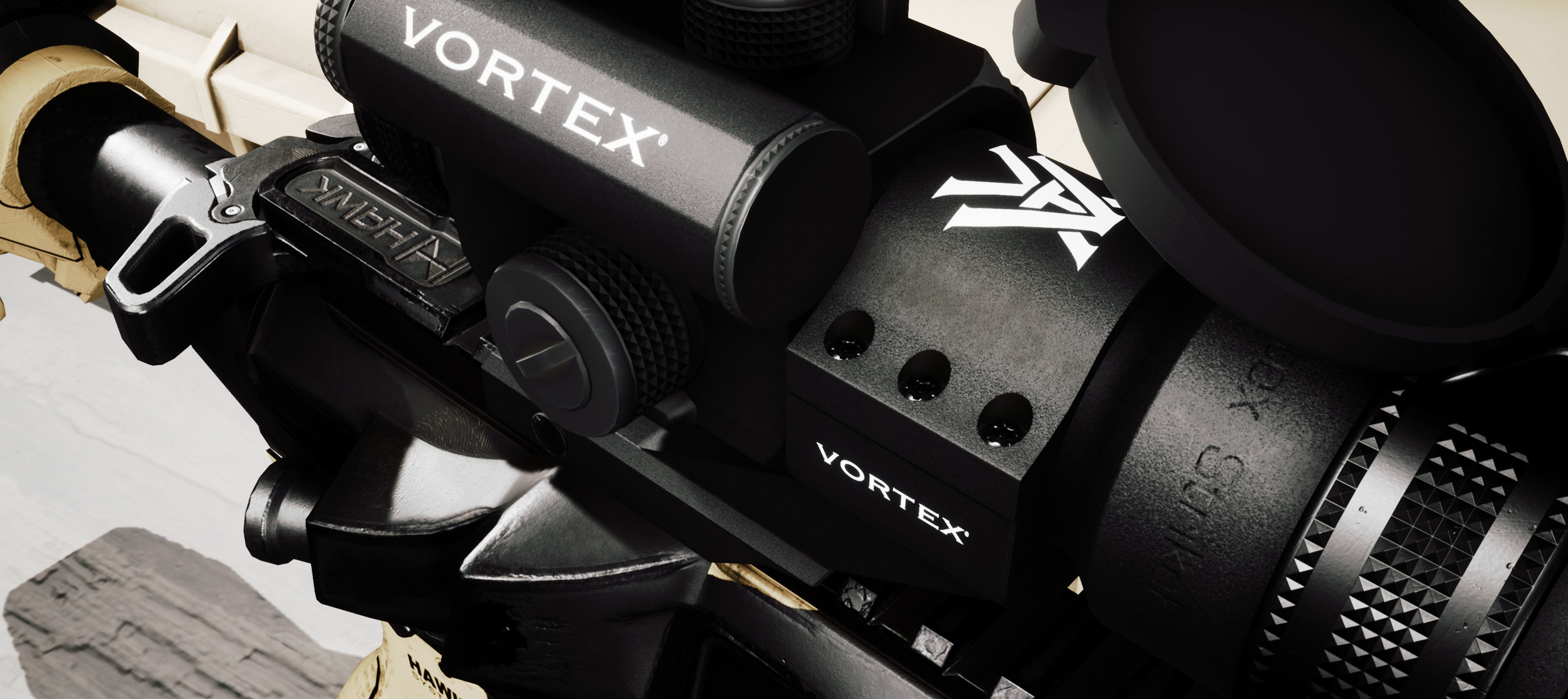 Vortex StrikeFire II - Game Ready Low-poly 3D model_10