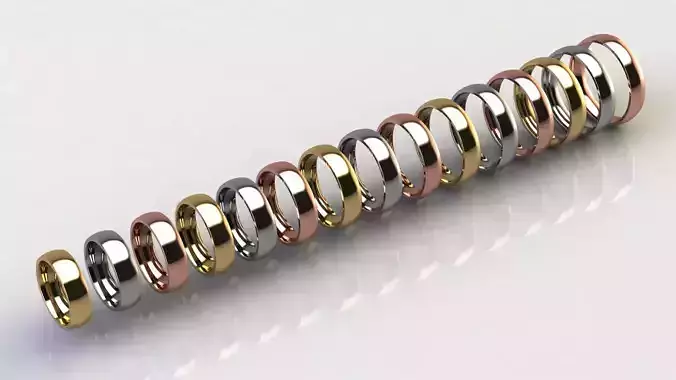 Traditional Wedding Band 5 mm Wide