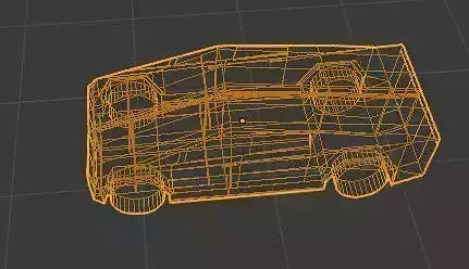 tesla cybertruck 3D print model