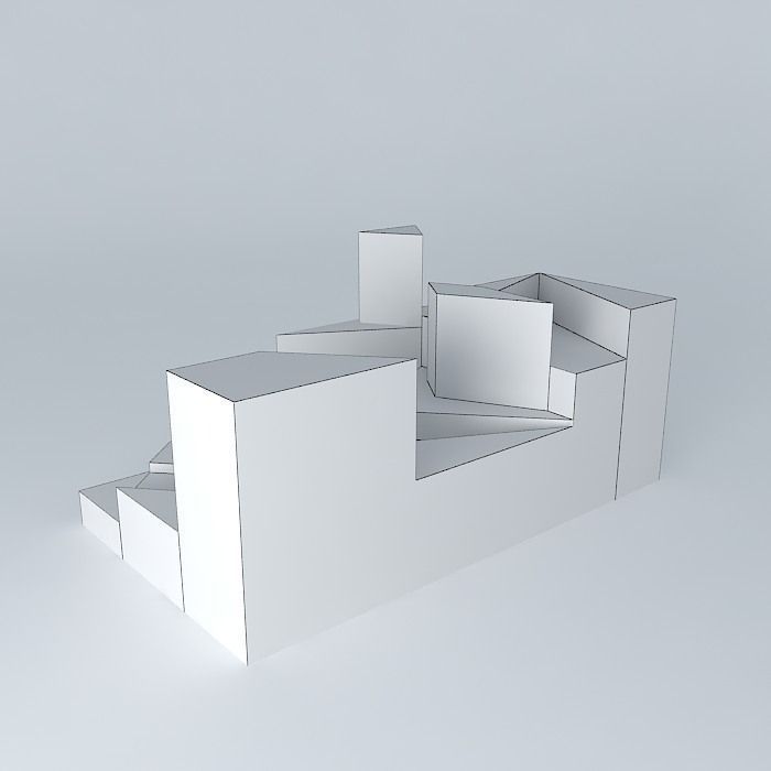 Private Hospital Free 3D model_4