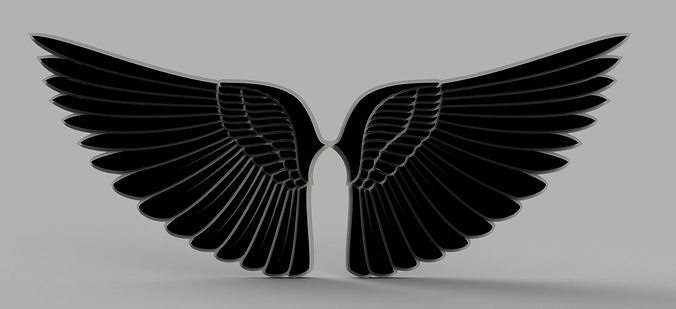 Angel Wings 3D print model