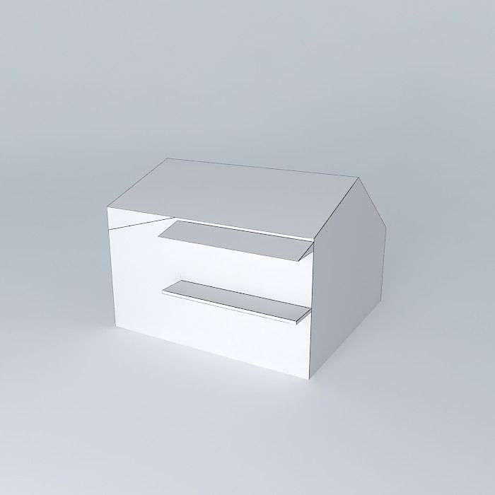 Building Street Hungarian Free 3D model_3