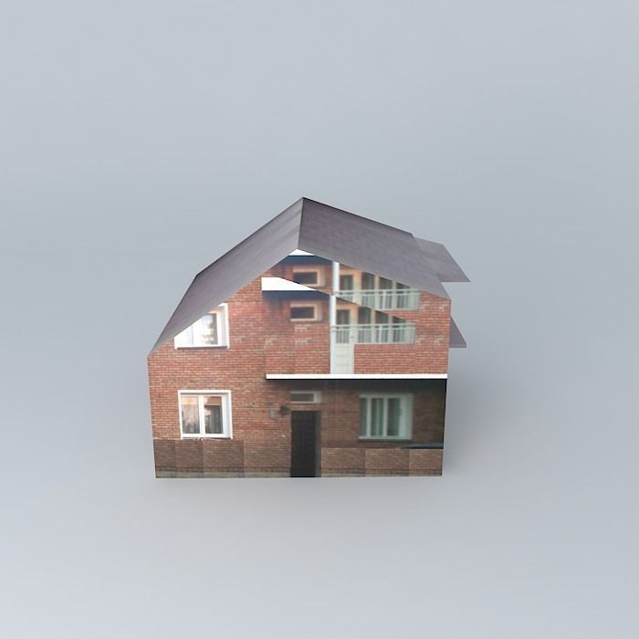 Building Street Hungarian Free 3D model_1