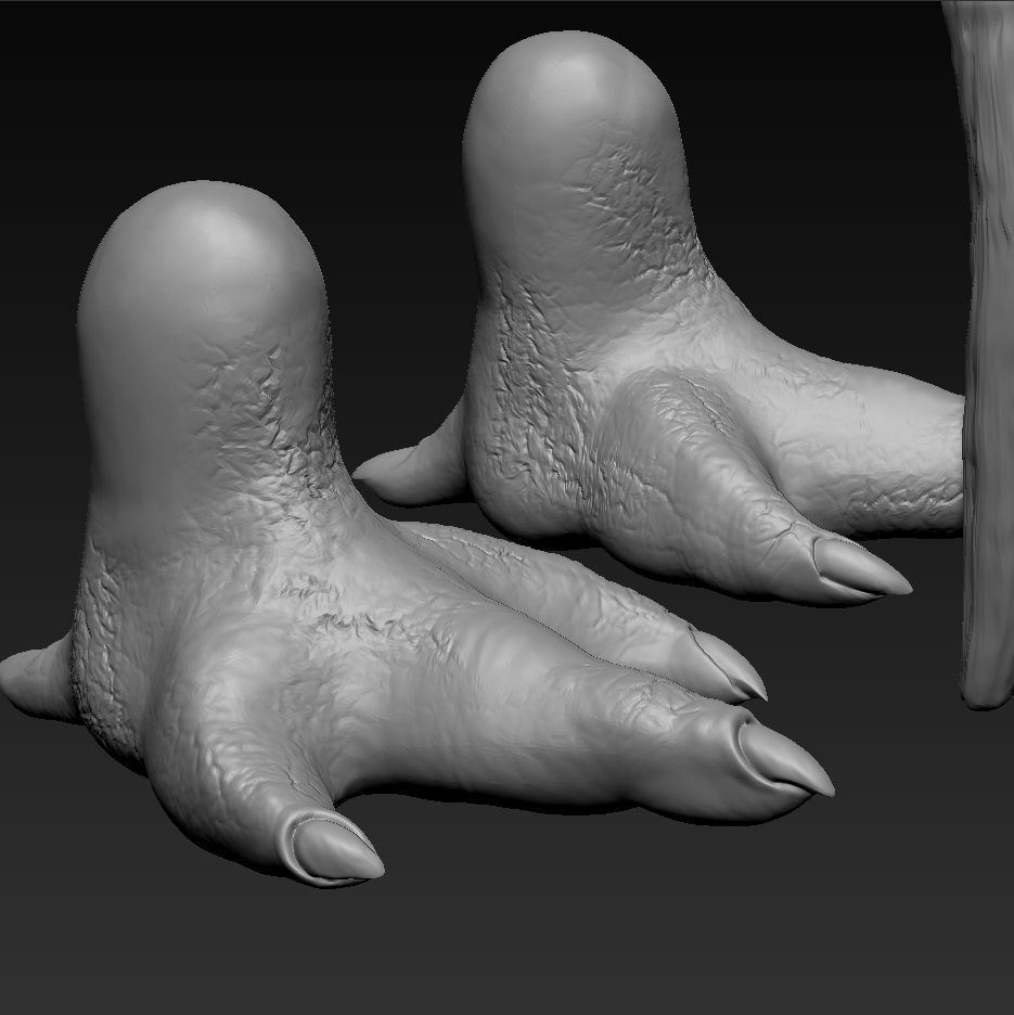 STAR WARS - LIFE SIZE YODA  3D model_5