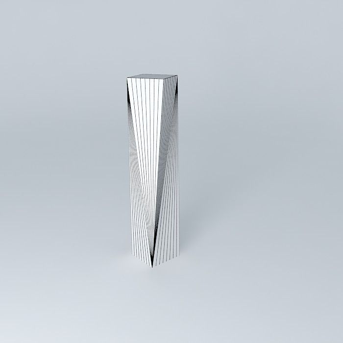 Torre M building Free 3D model_4