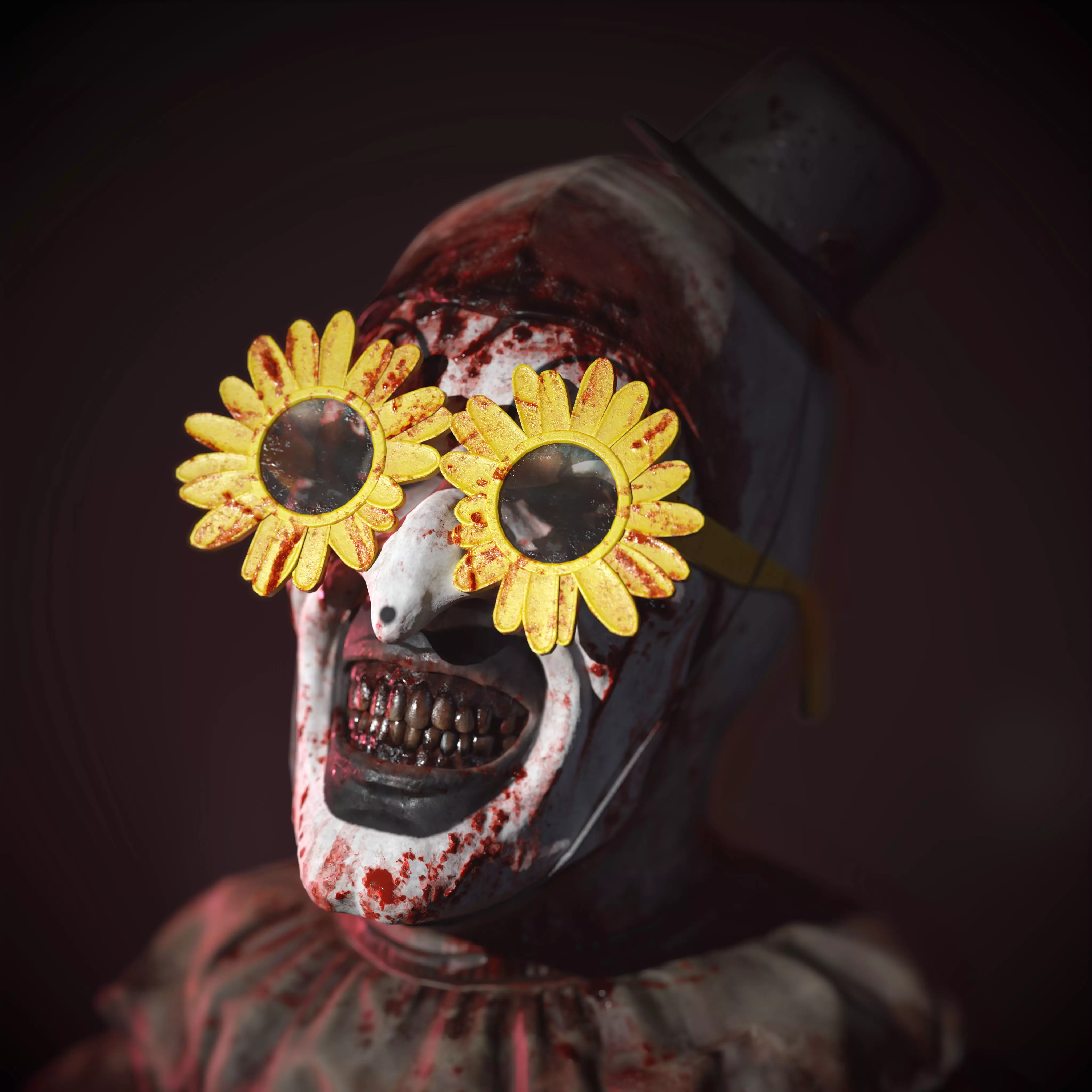 Art the Clown Low-poly 3D model