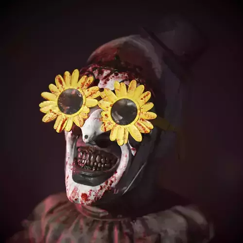 Art the Clown Low-poly 3D model