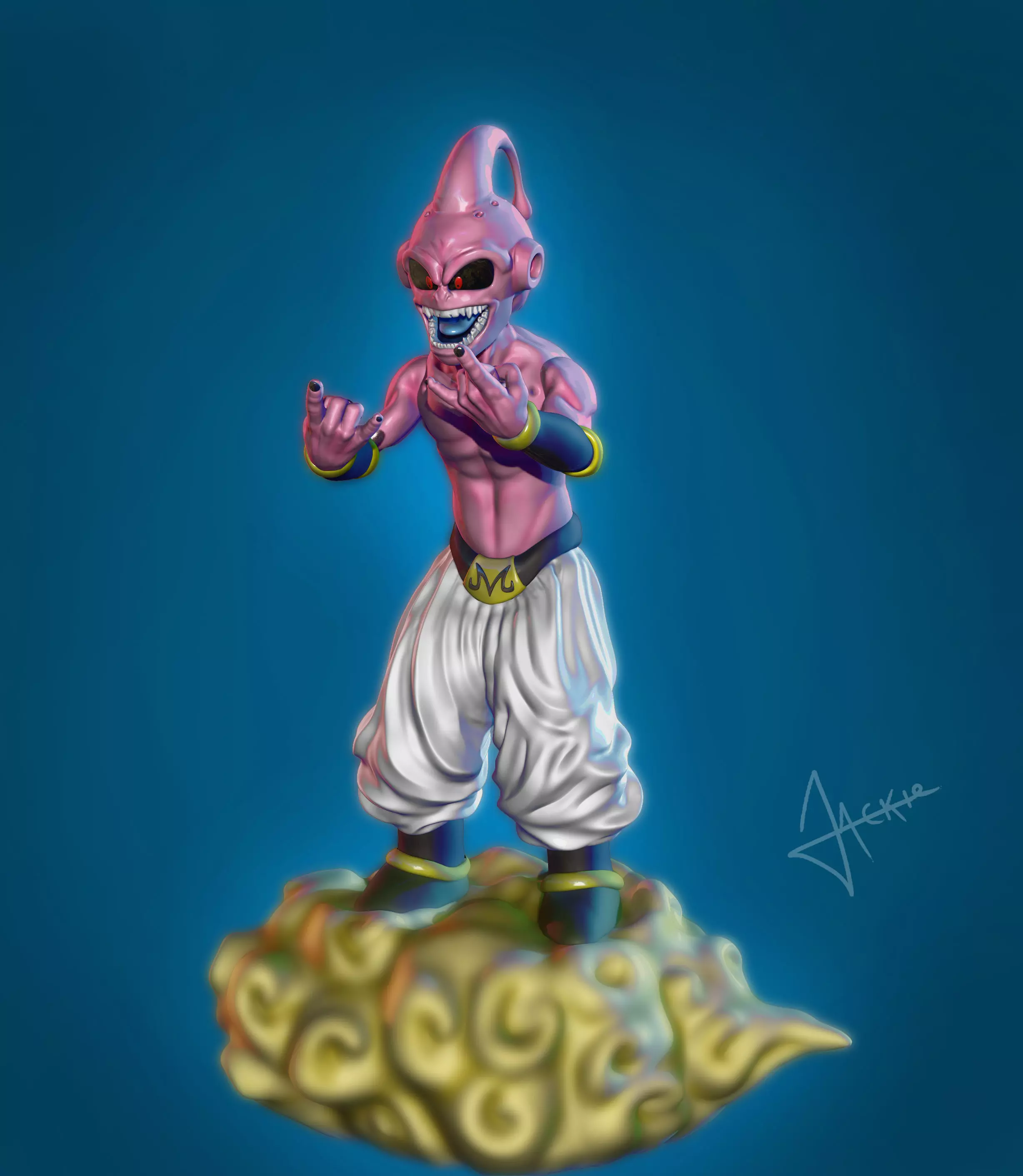 Kid Buu 3D print model