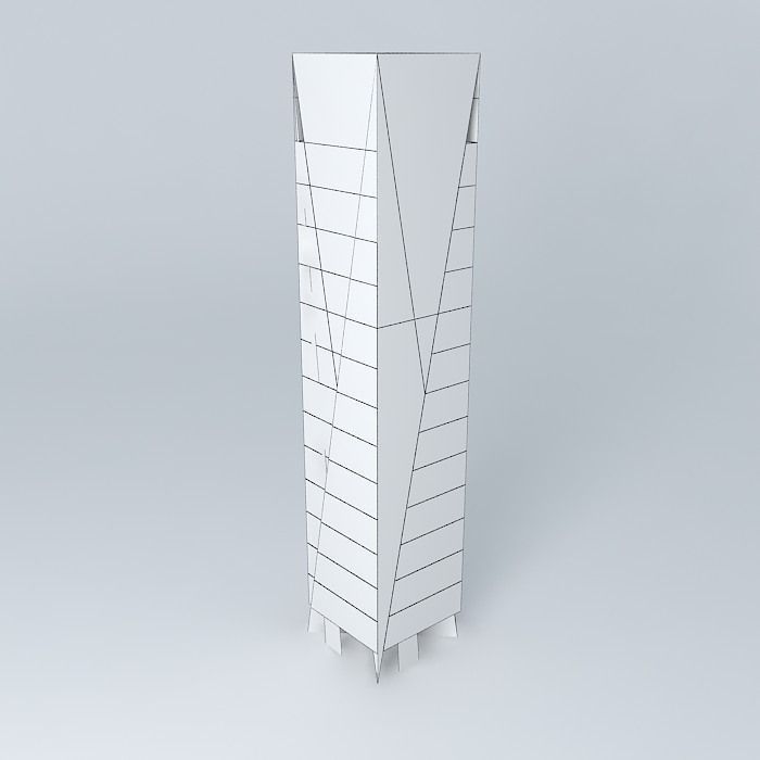 Torre M3 building Free 3D model_3