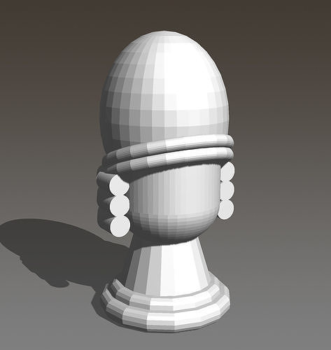Lisboa Boardgame Player Wig Marker and Starting Player Marker 3D print model