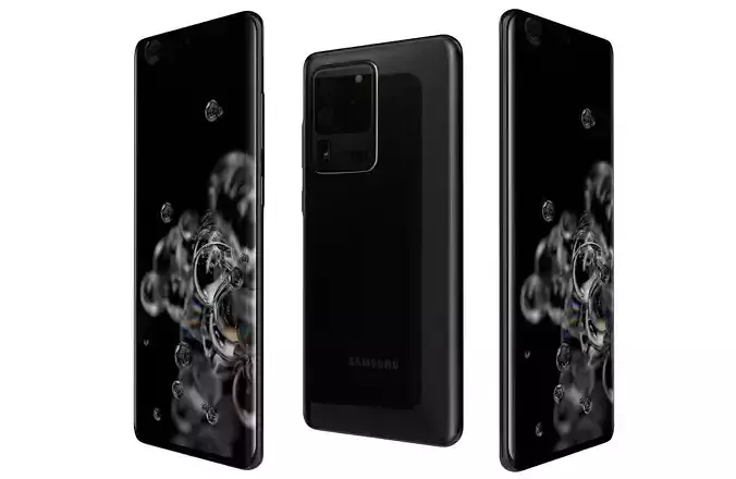 Samsung Galaxy S20 Ultra 5G Cosmic Black 3D model