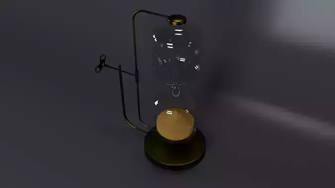 Hour Clock 3D Model