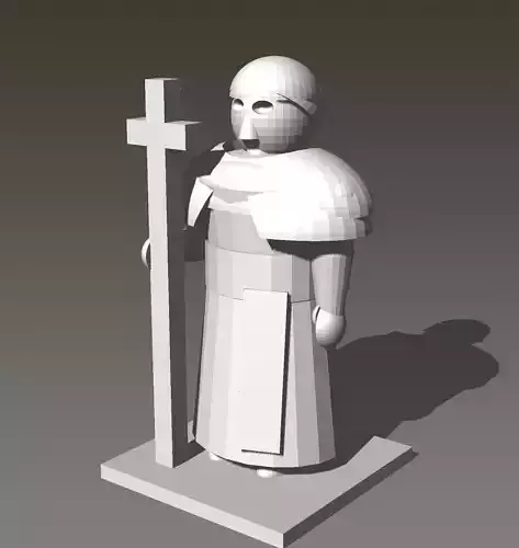 Lisboa Boardgame Cardinal Playing Piece 3D print model