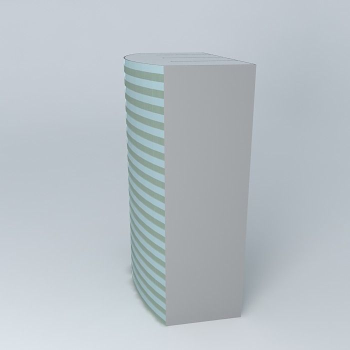 Building Combint Free 3D model_2