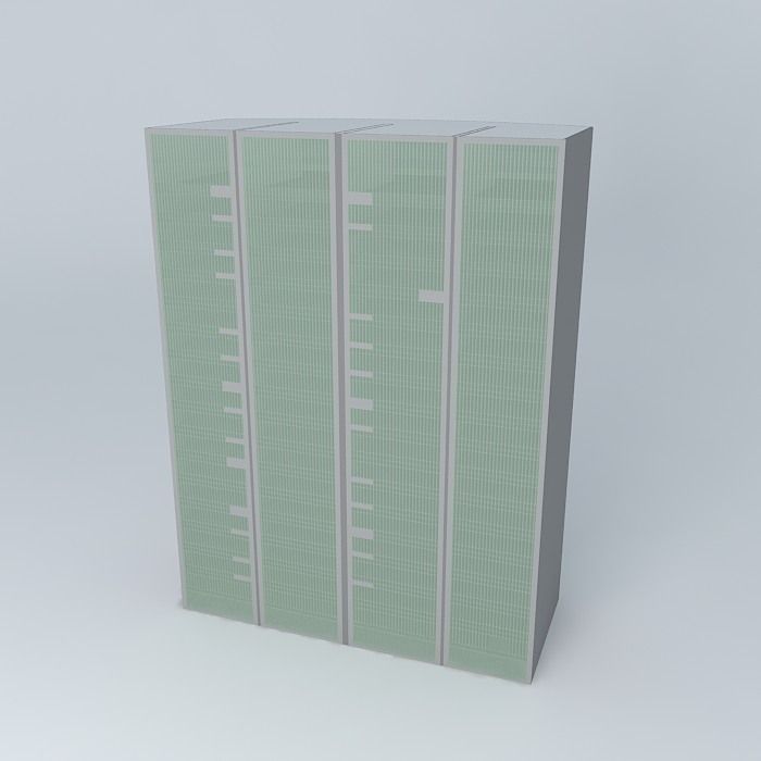 Building Combint Free 3D model_1