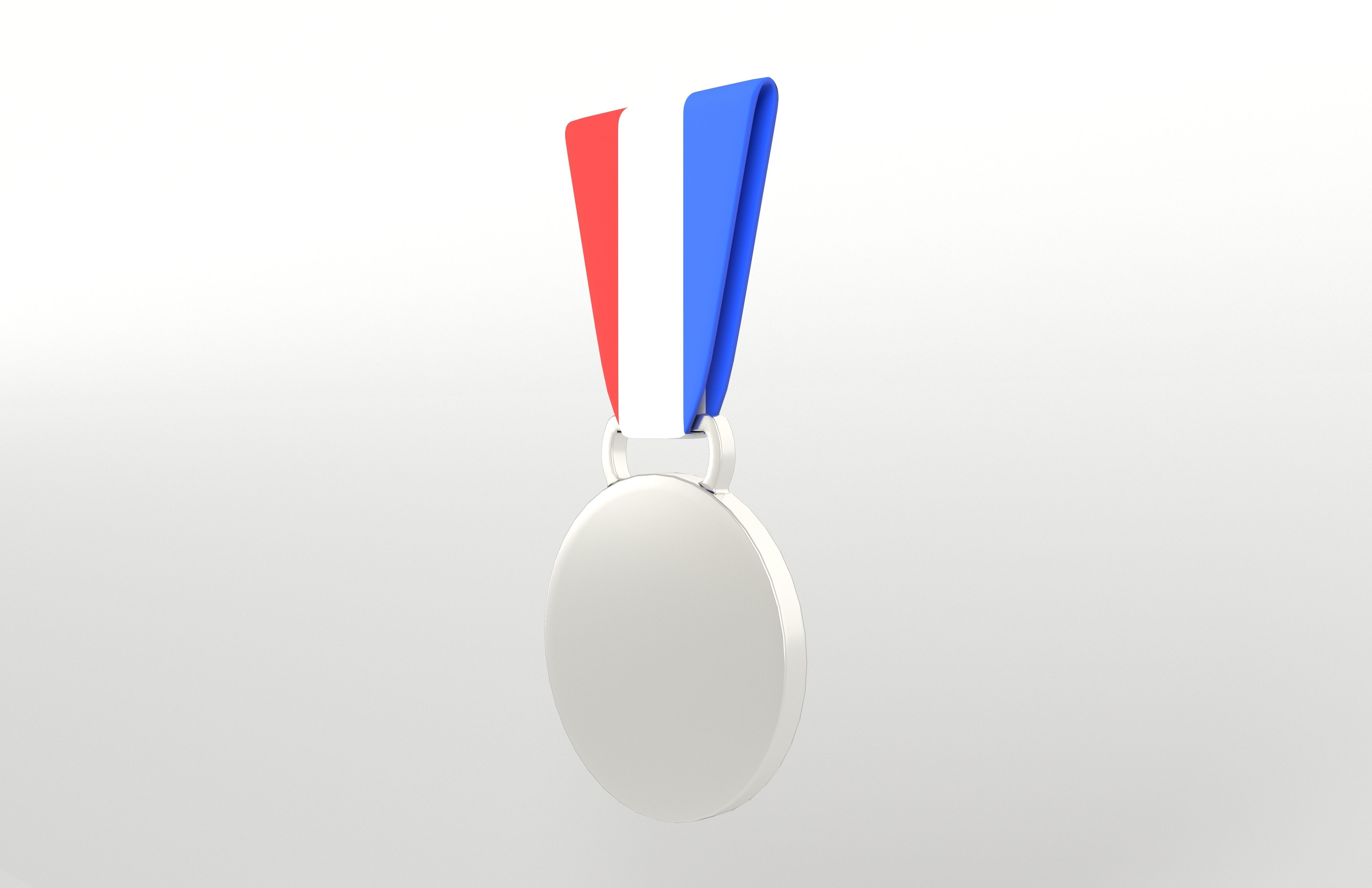 Medal v2 002 Low-poly 3D model_4