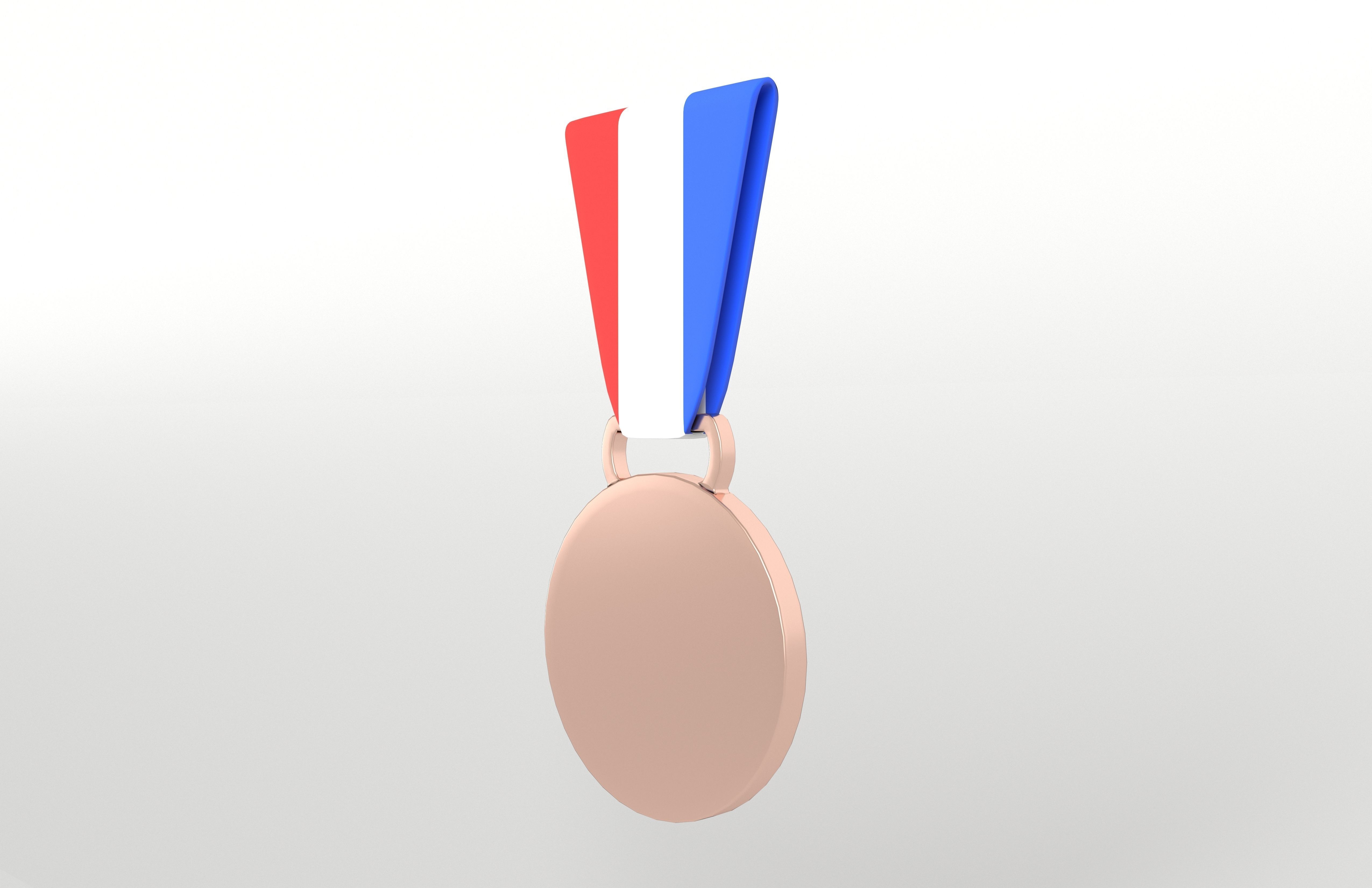 Medal v2 003 Low-poly 3D model_3