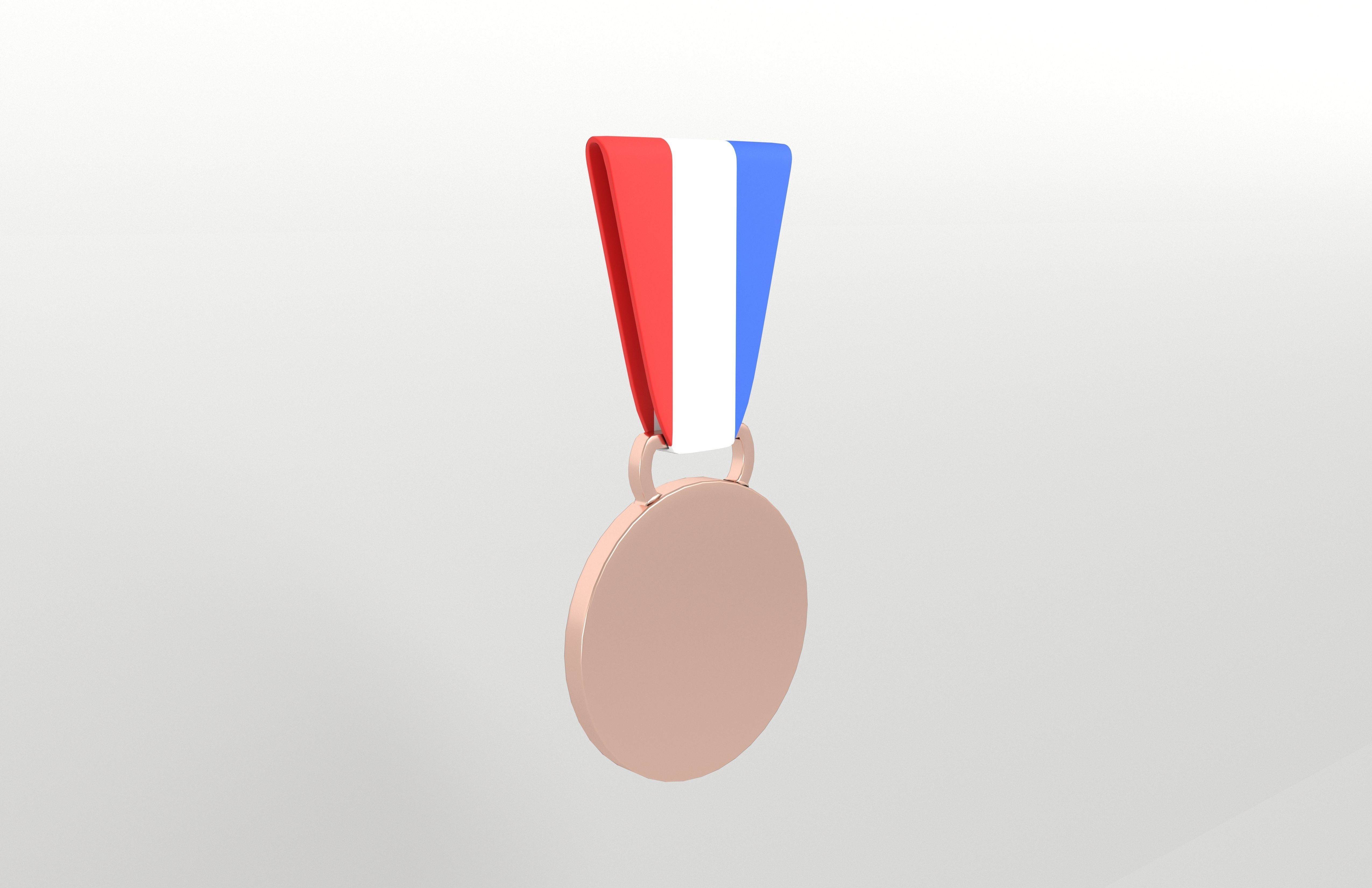 Medal v2 003 Low-poly 3D model_4
