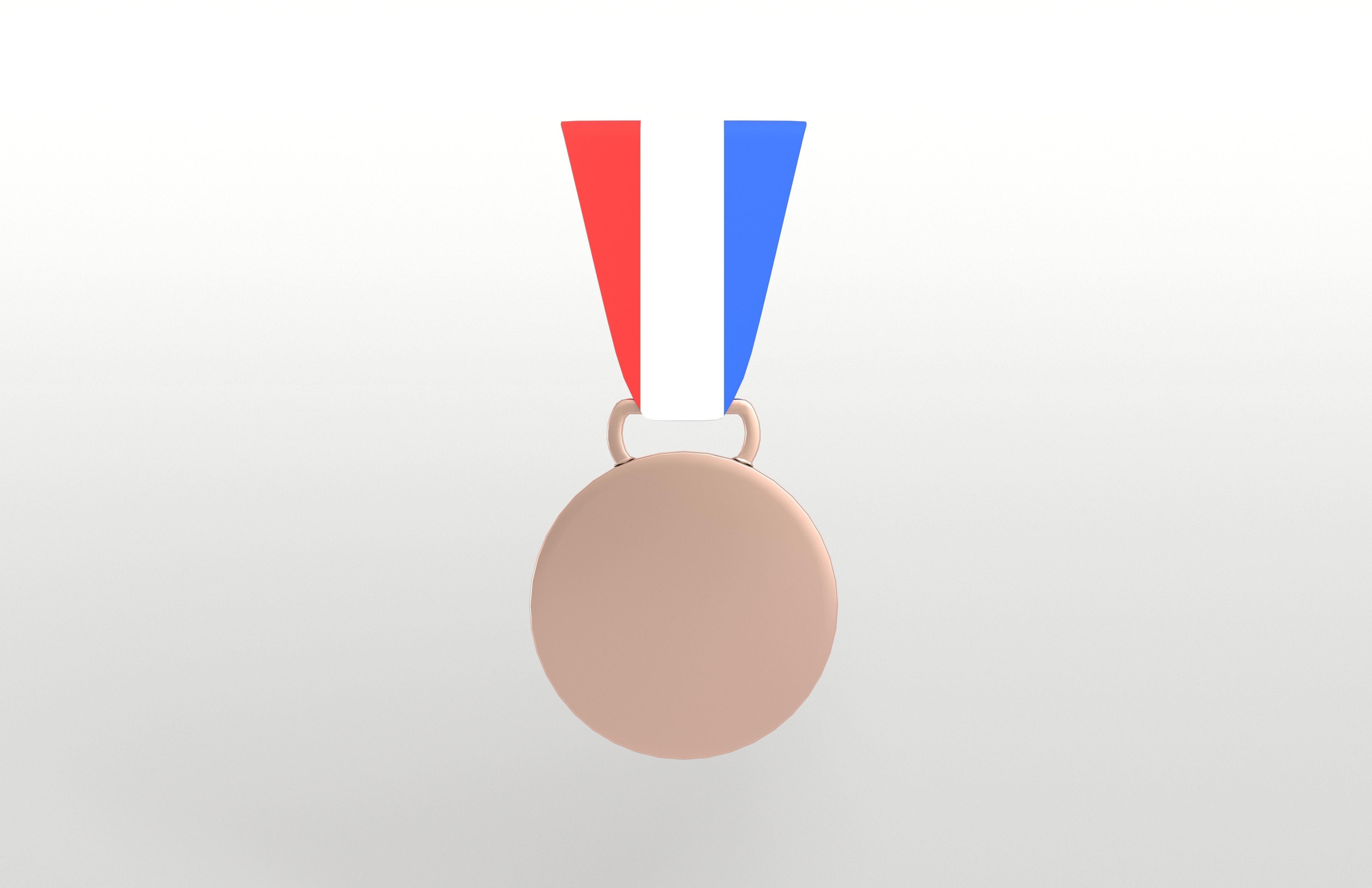 Medal v2 003 Low-poly 3D model_2