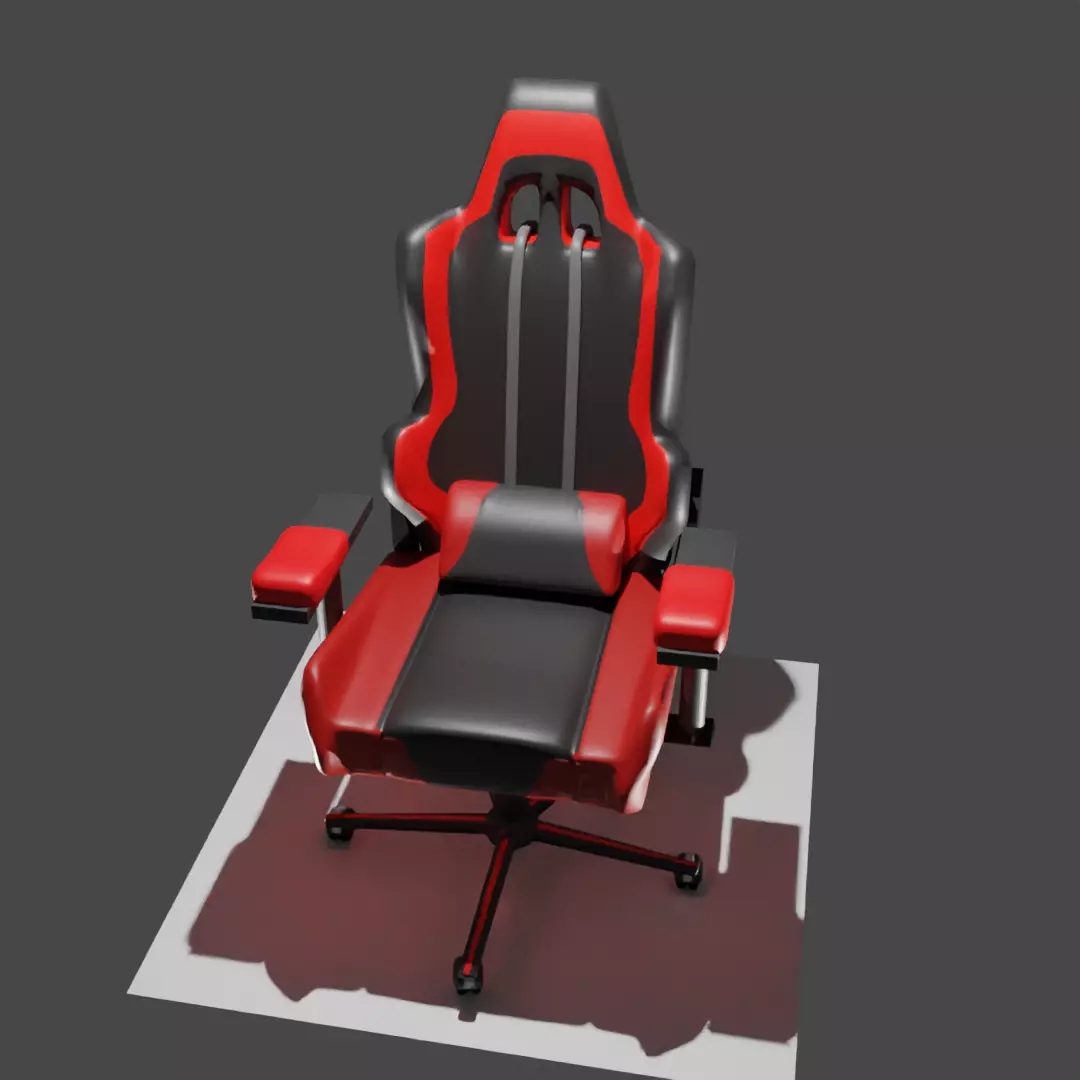 Gaming seat Free low-poly 3D model