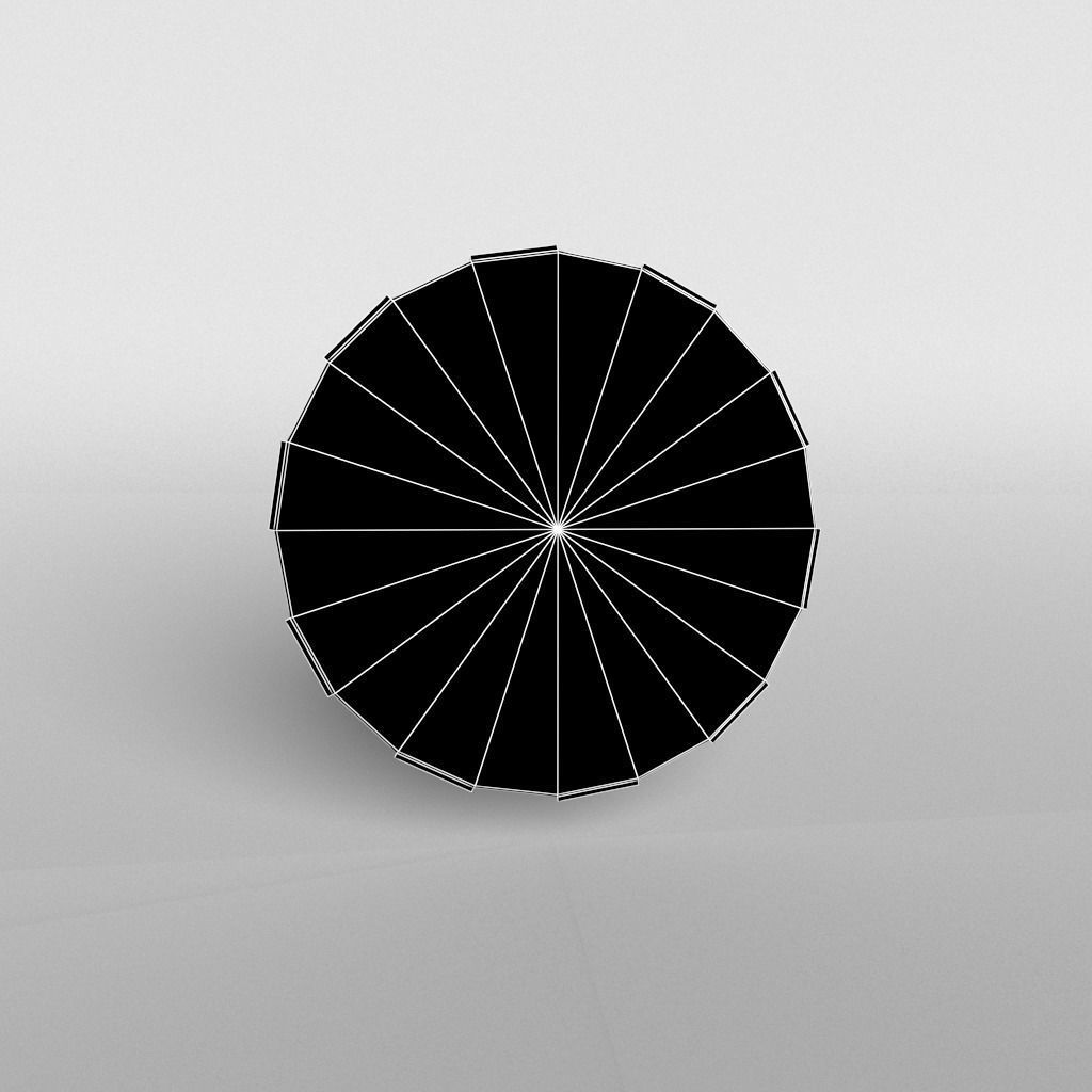 Normal Coin 002 Low-poly 3D model_4