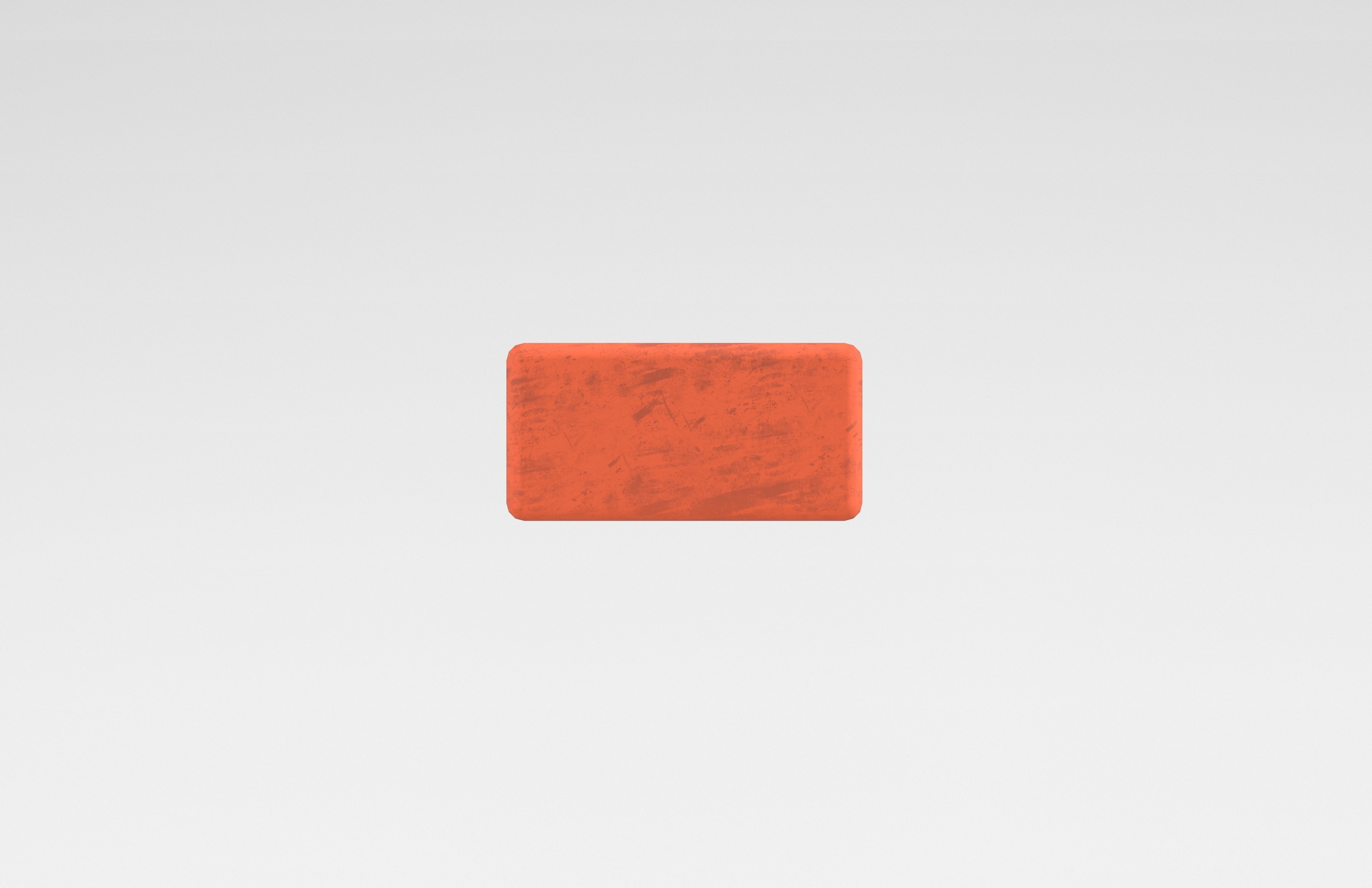 Red Brick v1 002 Low-poly 3D model_1