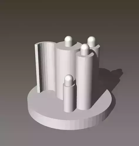Cloth Price Marker for Lisboa Boardgame 3D print model