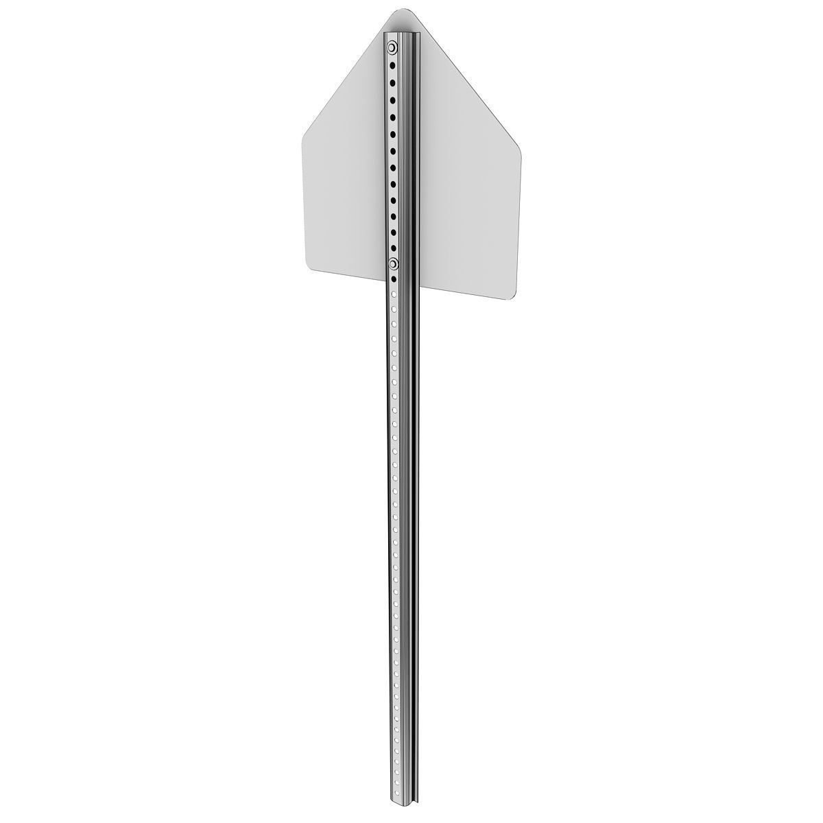 School Crossing Sign 3D model_5