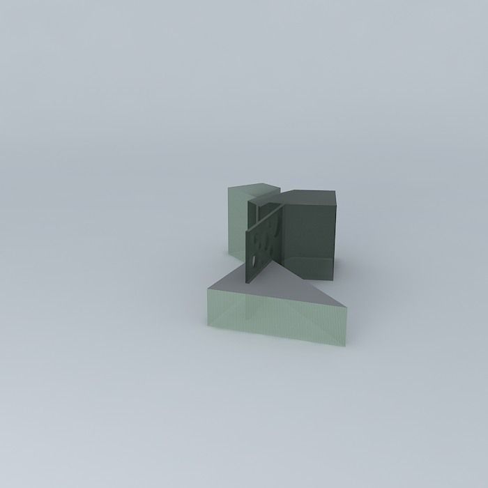 Center Research Project Free 3D model_1