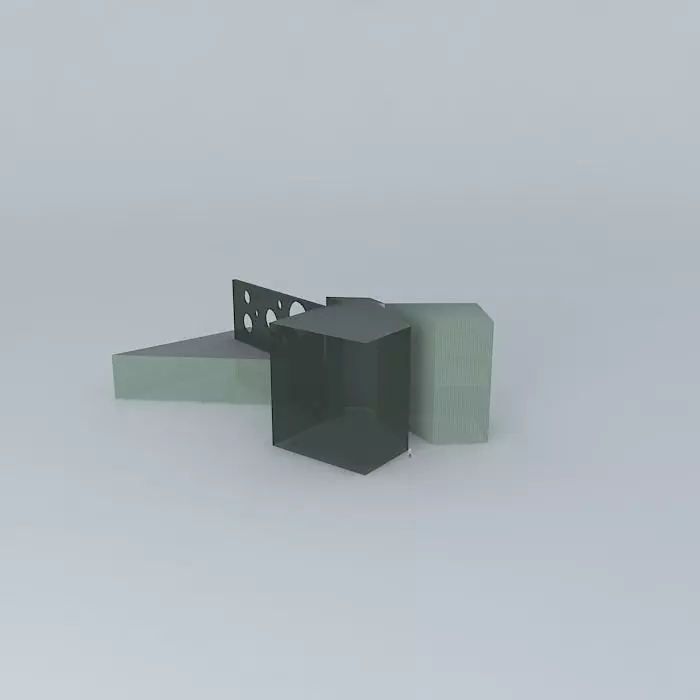 Center Research Project Free 3D model_0