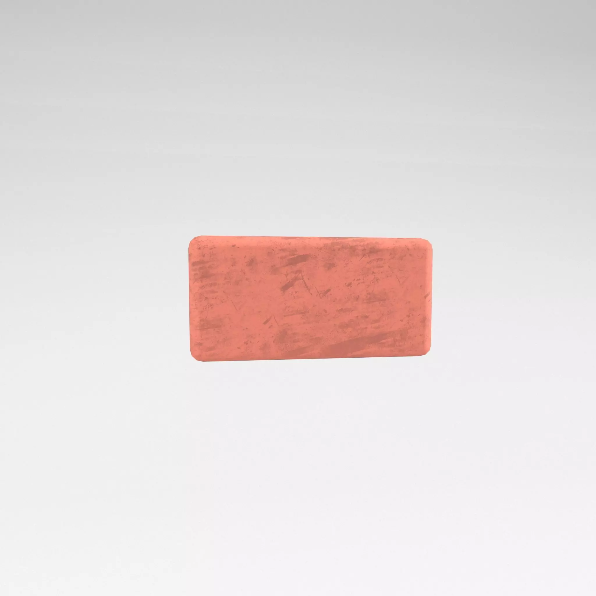 Red Brick v1 003 Low-poly 3D model_0