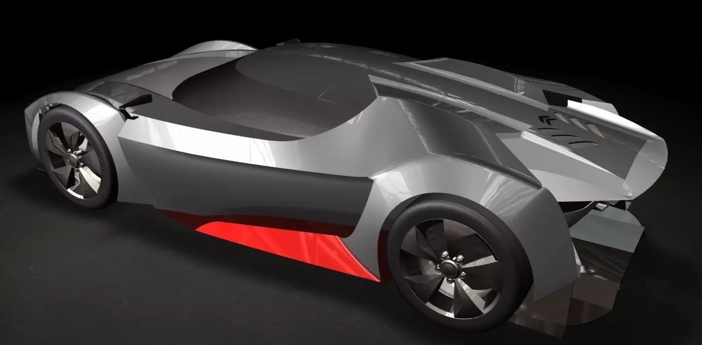 Citroen Sports Car 3D model