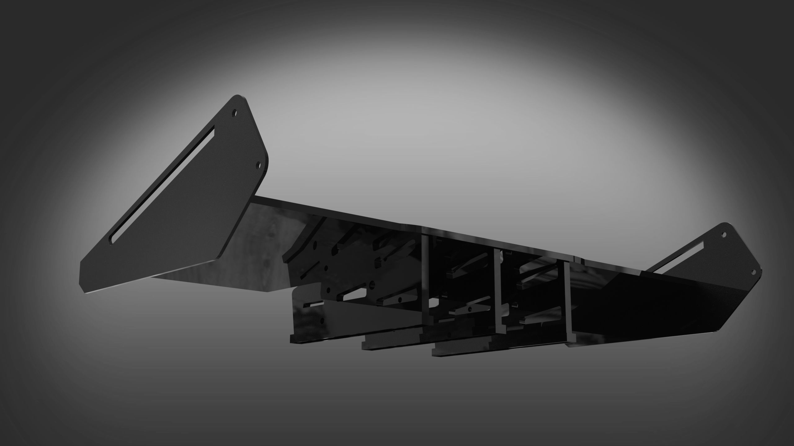 spoiler design sport car auto moto garage  3D model_5