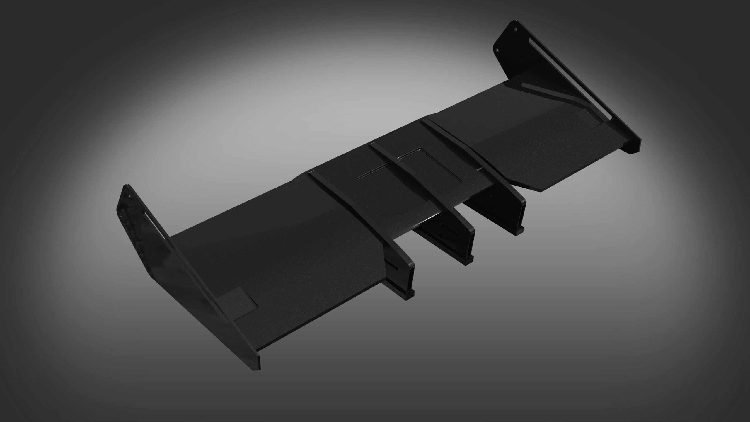 spoiler design sport car auto moto garage  3D model_3