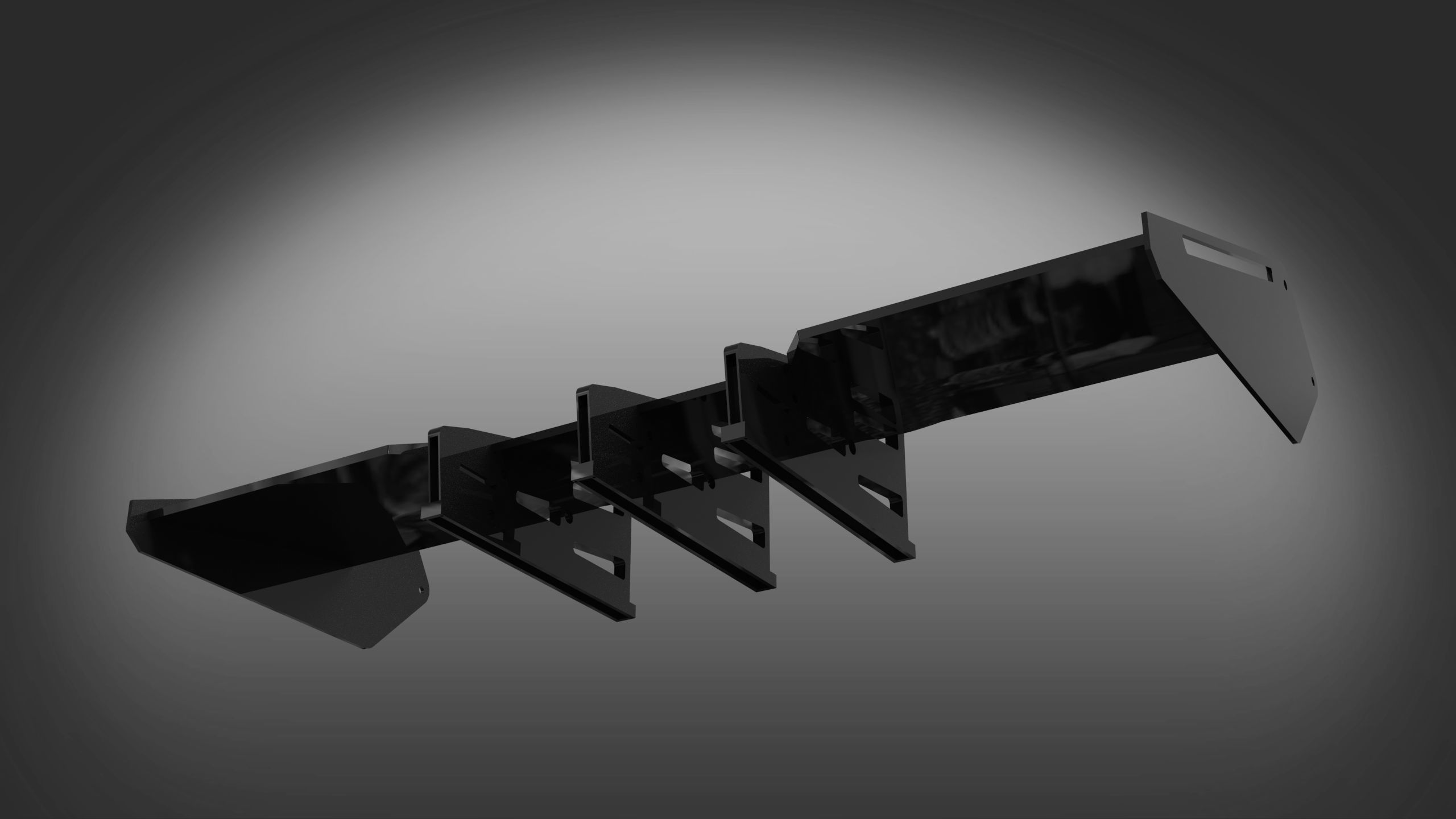 spoiler design sport car auto moto garage  3D model_11