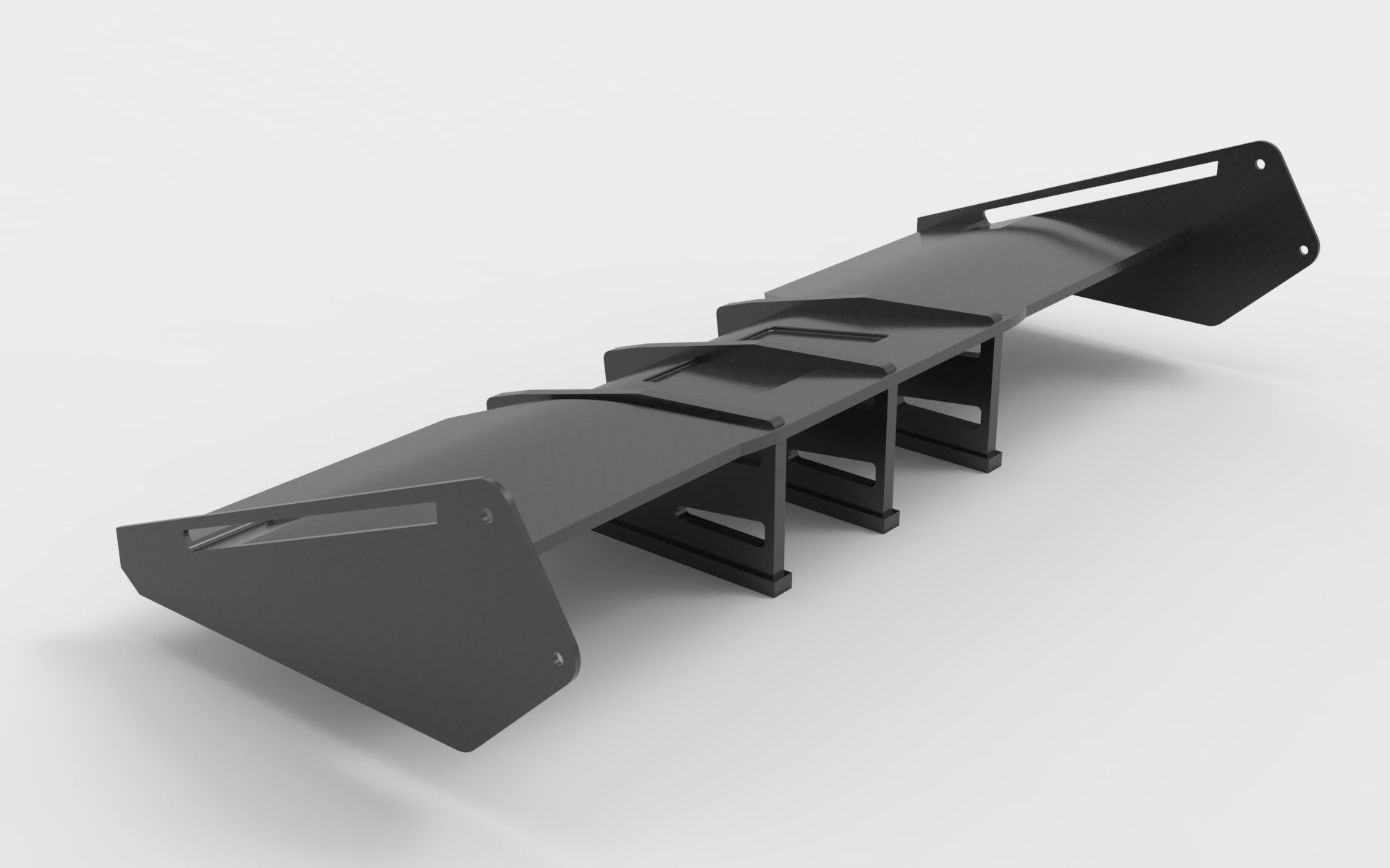 spoiler design sport car auto moto garage  3D model_1