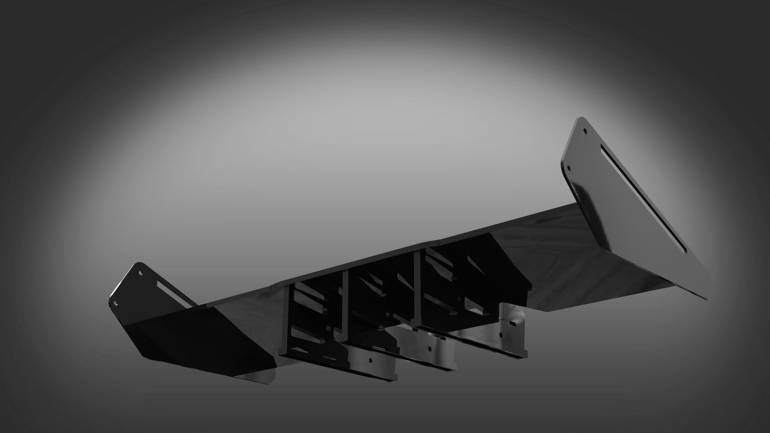 spoiler design sport car auto moto garage  3D model_7