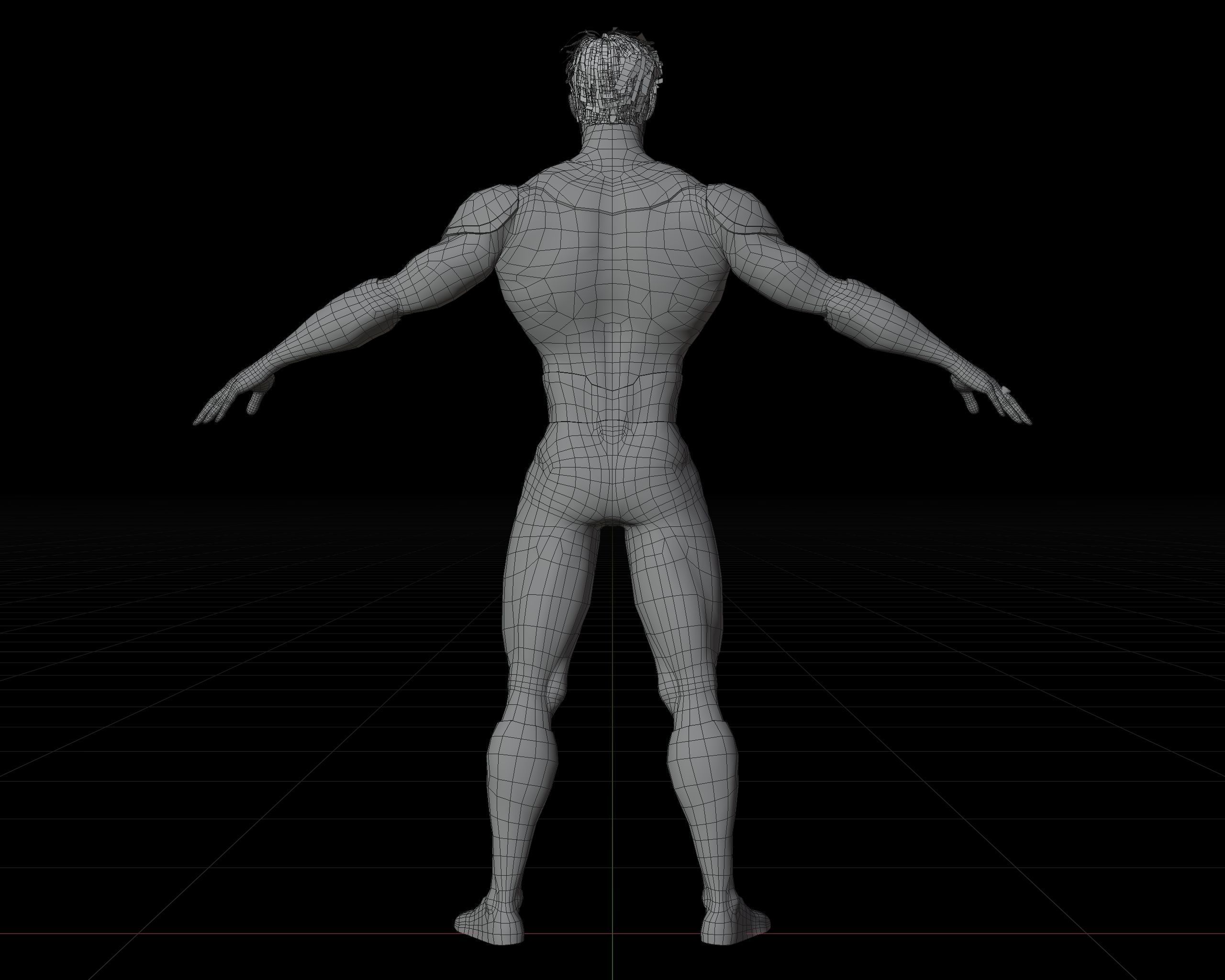 Green Lantern - Hal Jordan Low-poly 3D model_17