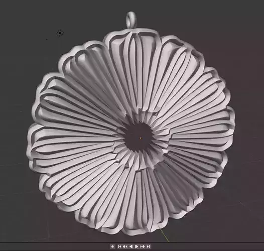 Flower Necklace Pendant 1