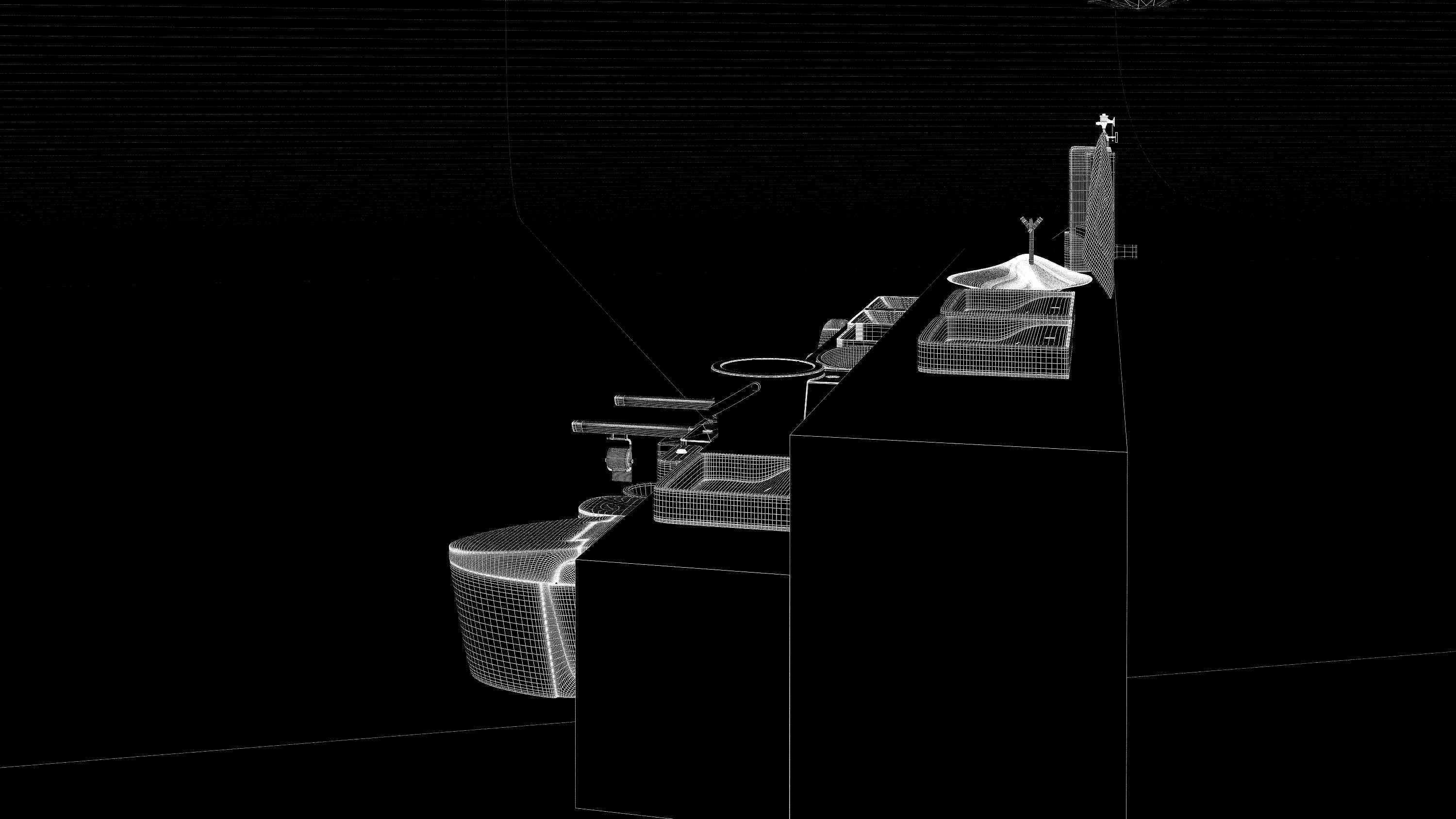 Render ready vray Toilet commodo 3d model  3D model_29