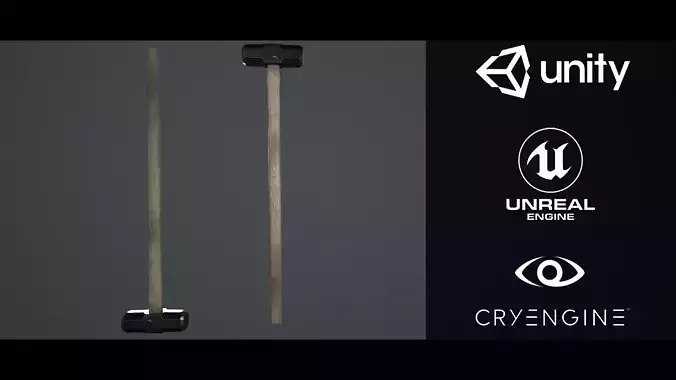 Sledgehammer piece of metal