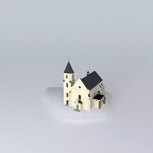 Shrine of Our Lady of Consolation in Pilsen Free 3D model