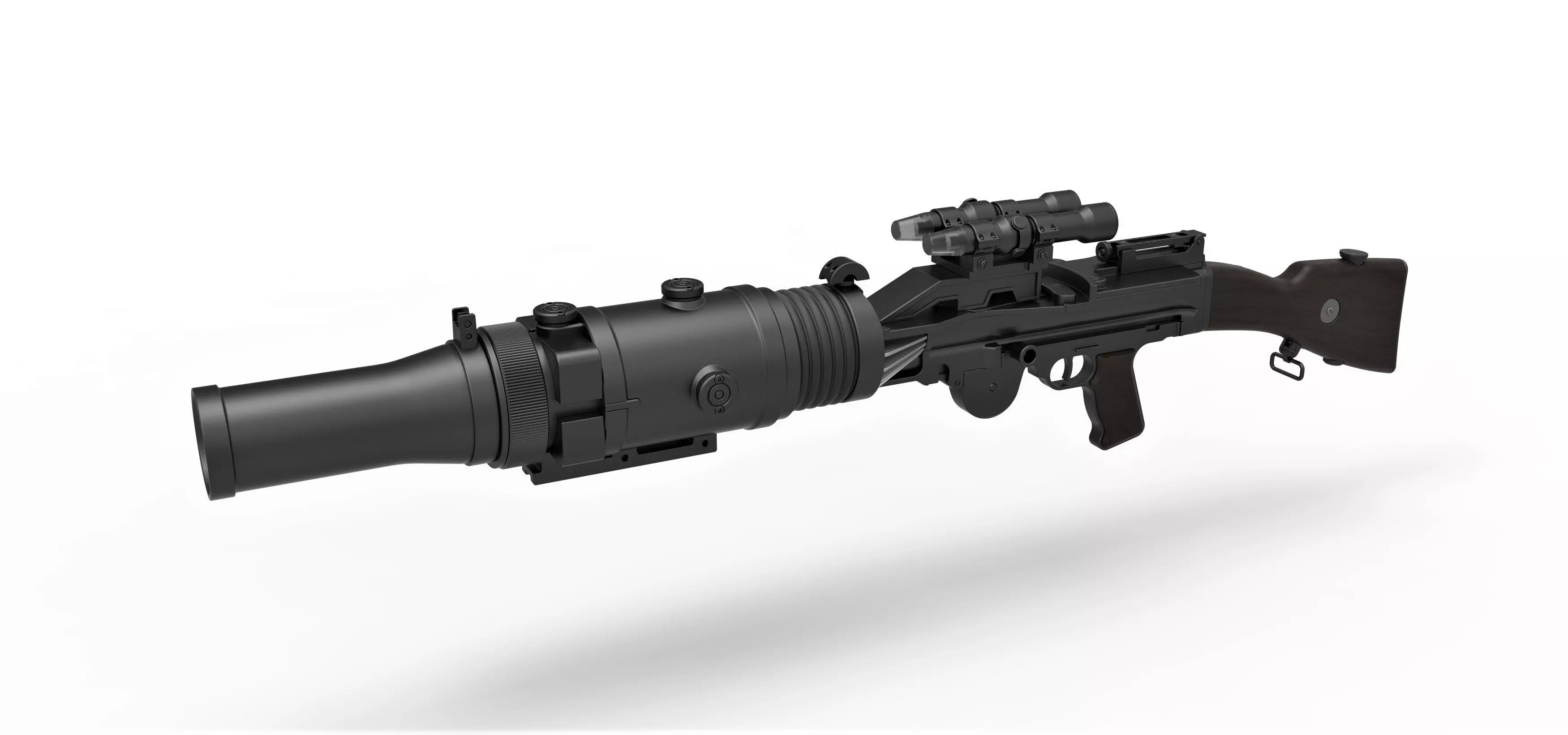 Stormtrooper Heavy Blaster T-21B from Star Wars 3D model