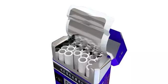 Cigarrate Pack - Vray ready - with animation