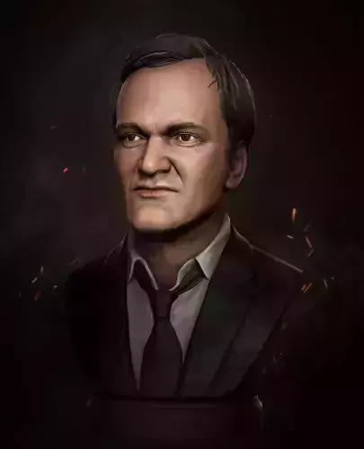 Quentin Tarantino 3D print model