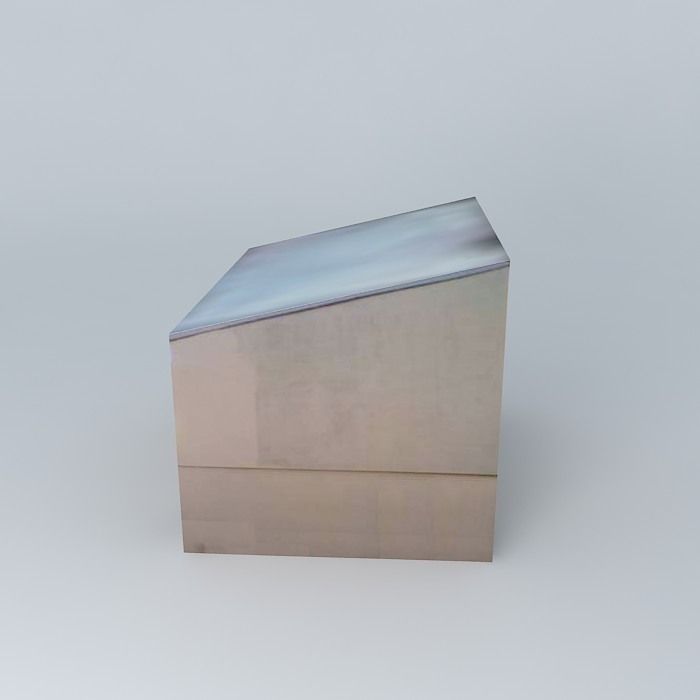 Quiet street in Pilsen Free 3D model_1