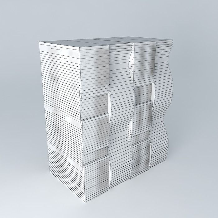 Condos cabinet Free 3D model_3
