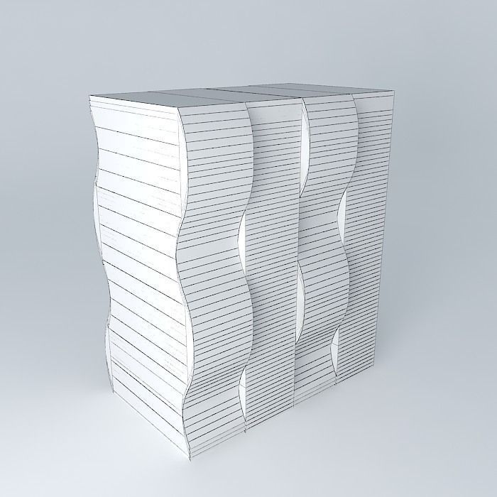 Condos cabinet Free 3D model_4