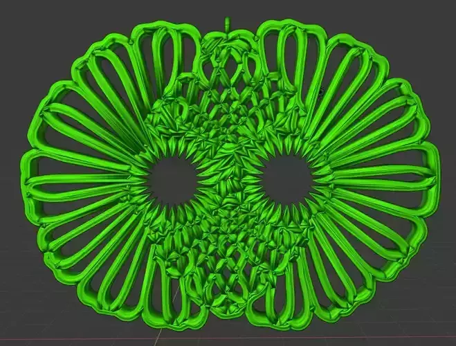 Owl Eye Psychedelic Pendant for Necklace